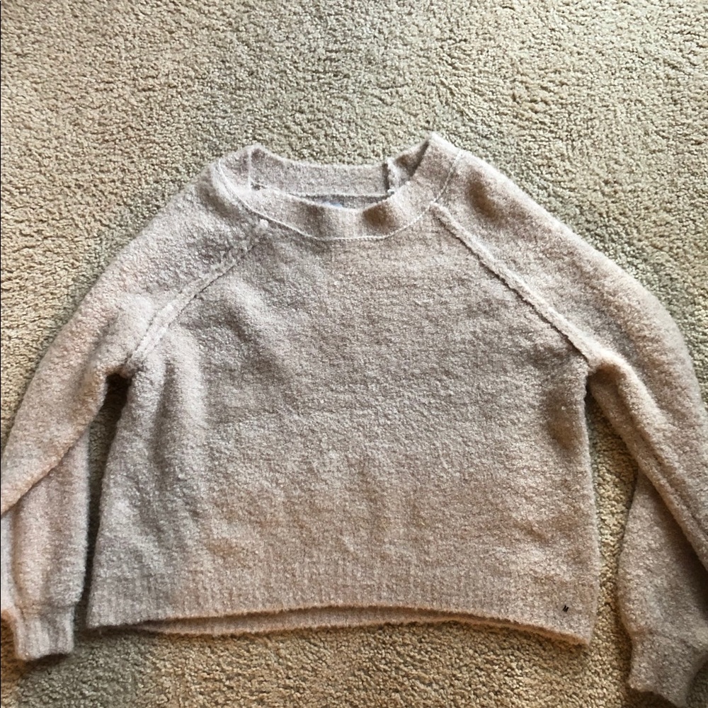 Fluffy long sleeve
